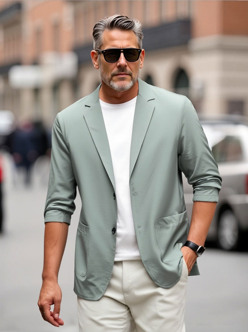 Men's Fashion Thin Casual Suit Jacket