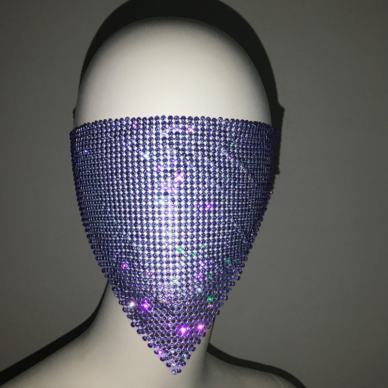 Sparkling Rhinestone Trend Face Mask