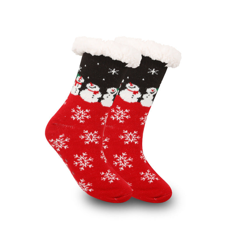 Festive Thermal Fleece-Lined Slipper/Room Socks