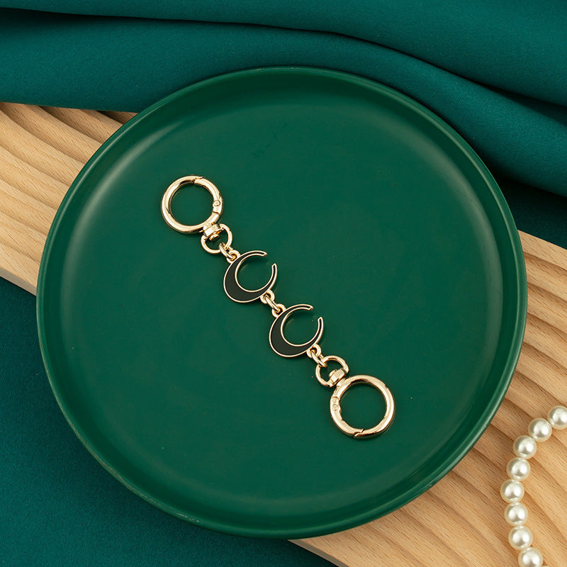 Metal Bag Strap Extension Chain for One-Shoulder Bag Conversion