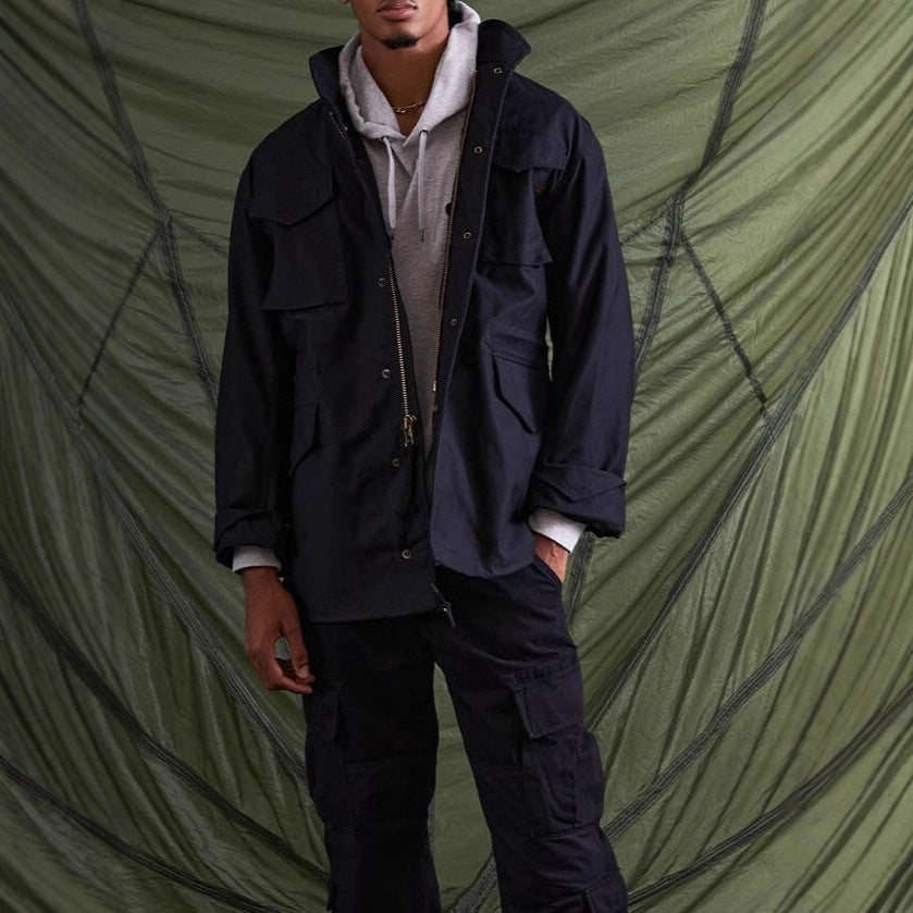 Mid-length Wear-resistant Warm Shell Jacket