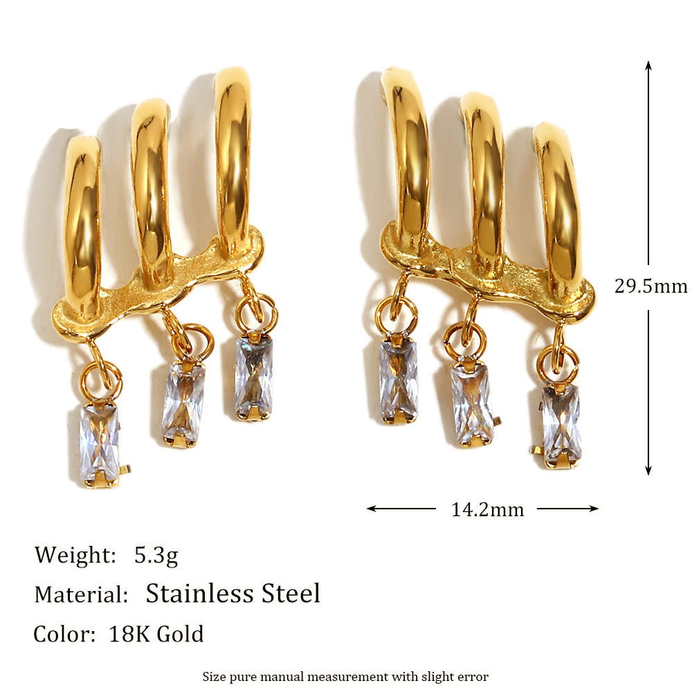 Fashion Exaggerated Drop Dangle Earrings